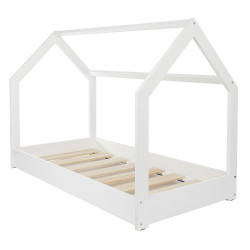 Colchón Standard + cama infantil en forma de casa, 190x90cm
